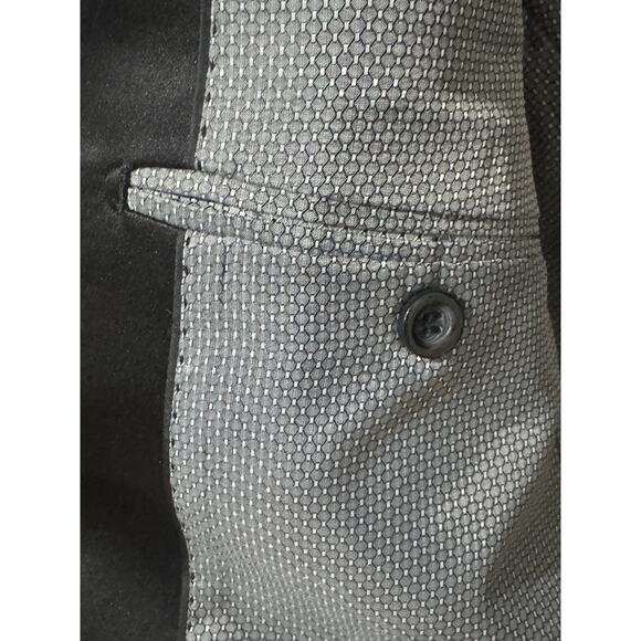 Maenza Black Jacquard Tux Dinner Jacket XS 34 - Picture 6 of 6